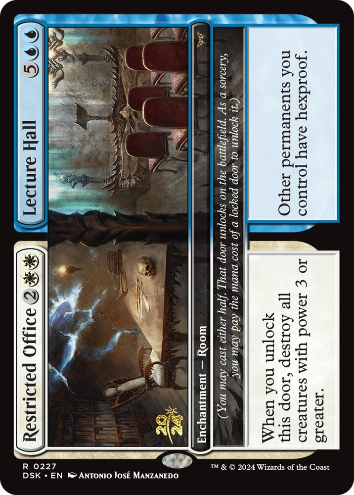 Restricted Office Lecture Hall 227s/180 (Prerelease Cards)  - Foil