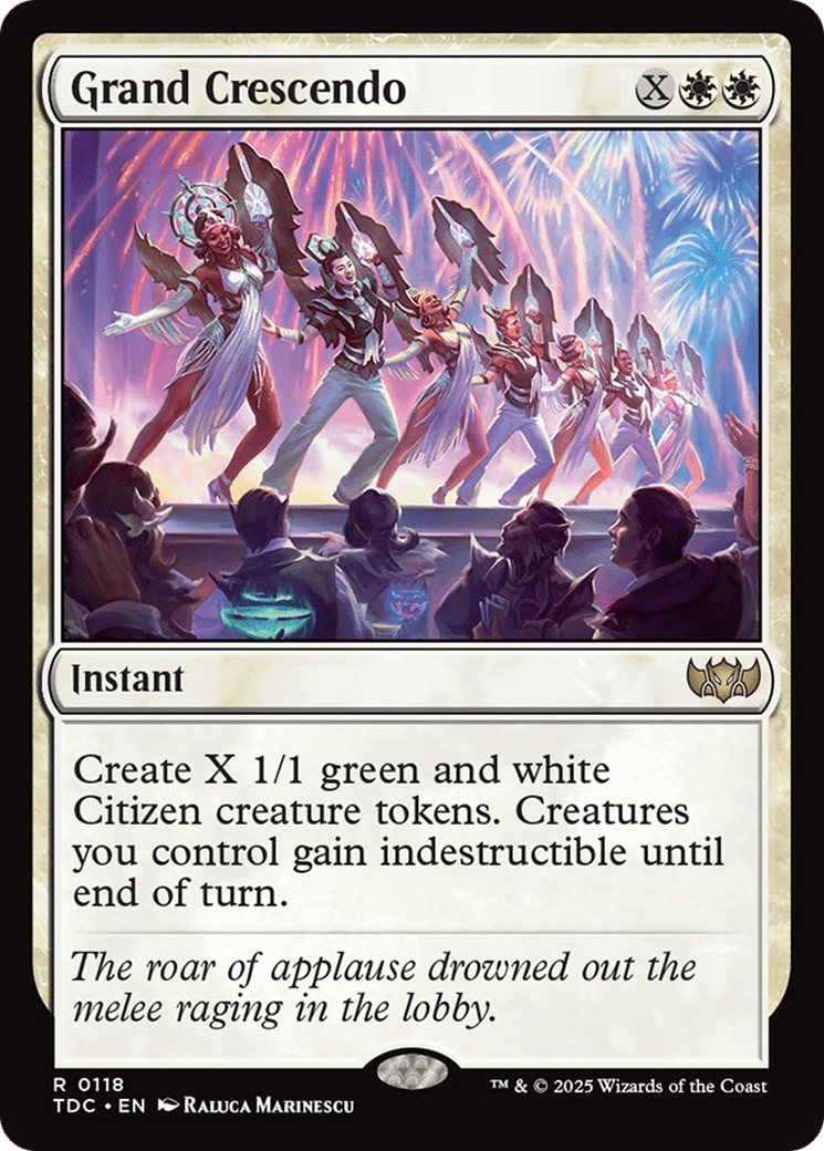 Grand Crescendo (118) [Commander: Tarkir: Dragonstorm]