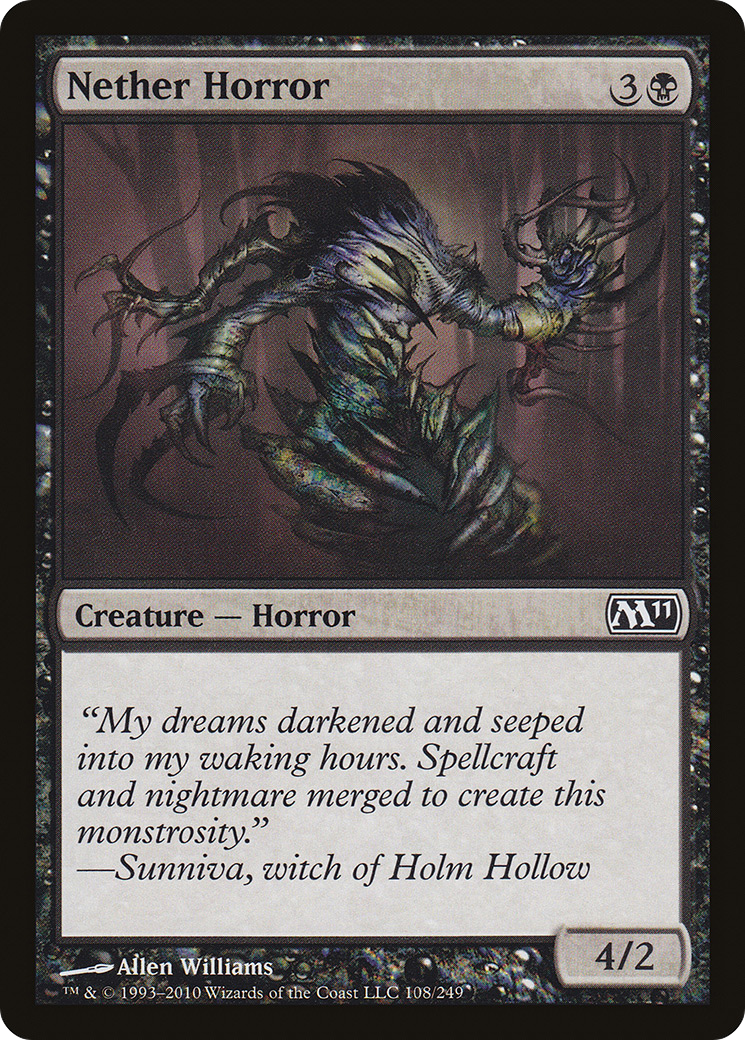 Nether Horror [Magic 2011] Foil