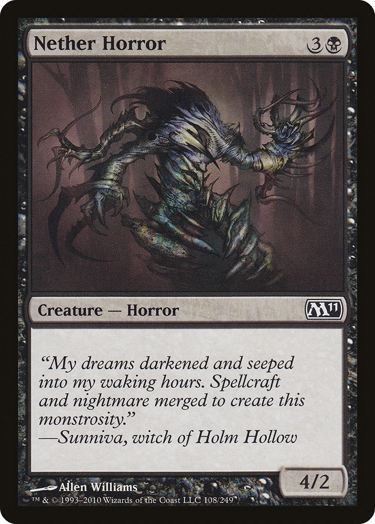 Nether Horror [Magic 2011] Foil