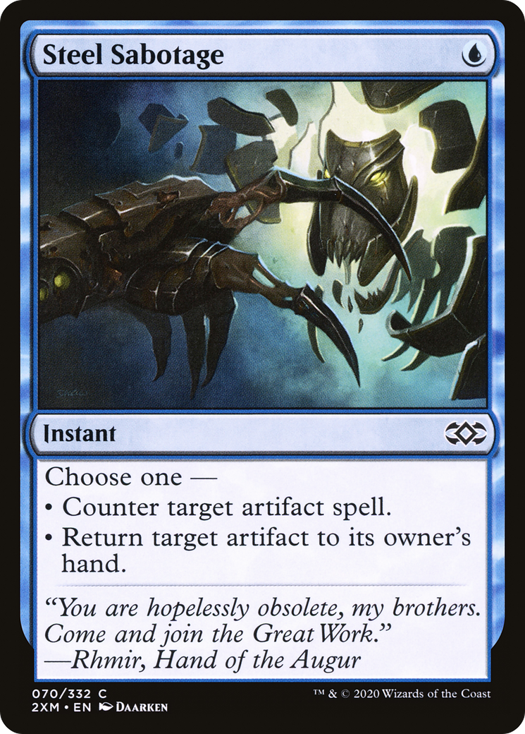 Steel Sabotage [Double Masters] Foil