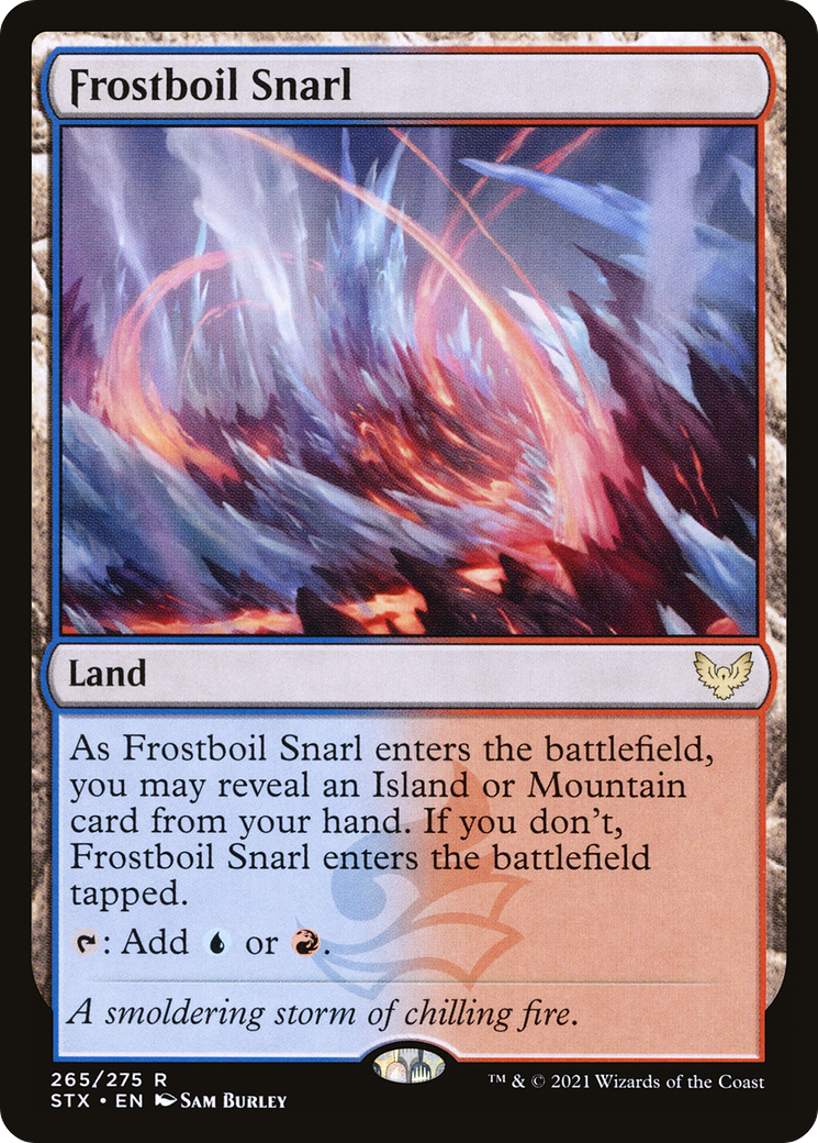 Frostboil Snarl [Strixhaven: School of Mages] Foil