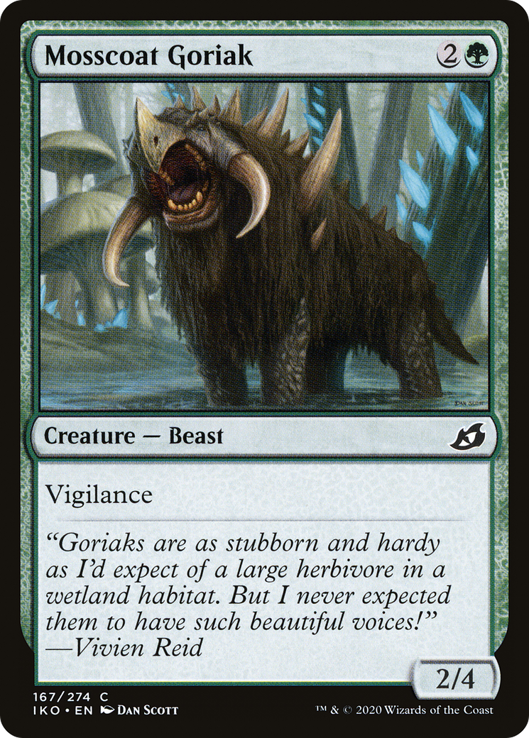 Mosscoat Goriak [Ikoria: Lair of Behemoths] Foil