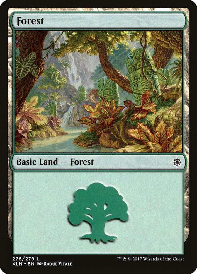 Forest 278/279 (Ixalan)  - Foil