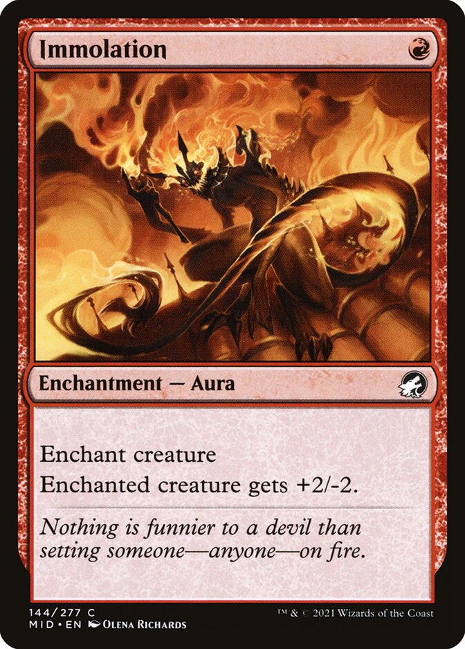 Immolation 144/277 (Innistrad: Midnight Hunt) 