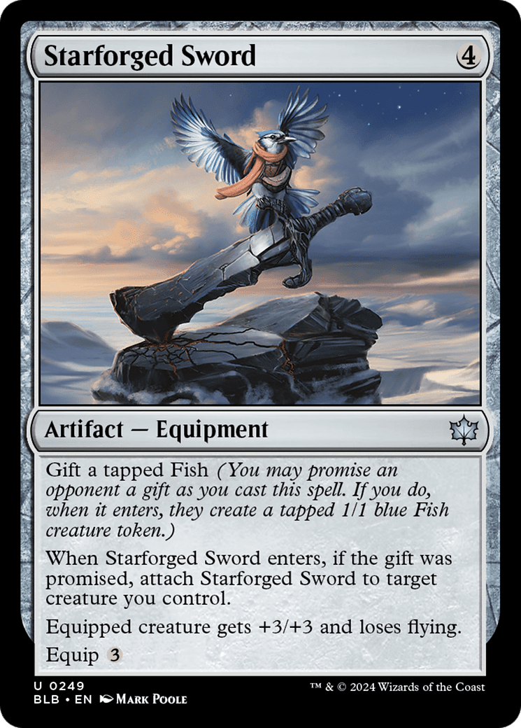 Starforged Sword [Bloomburrow] Foil