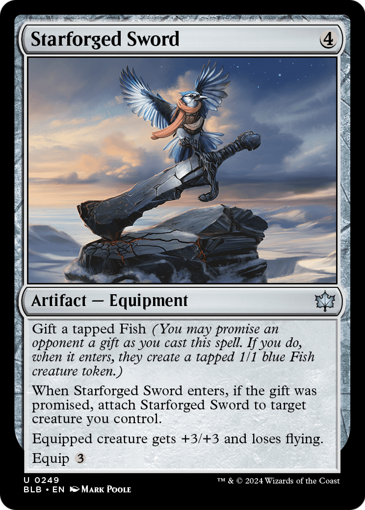 Starforged Sword [Bloomburrow] Foil