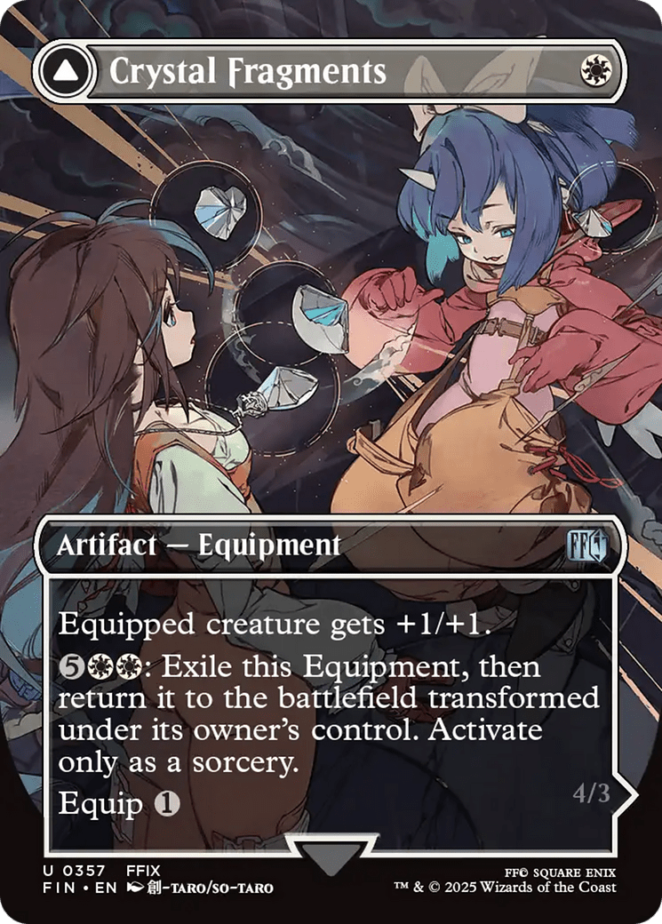 Crystal Fragments (Borderless) (357) [FINAL FANTASY]  Foil