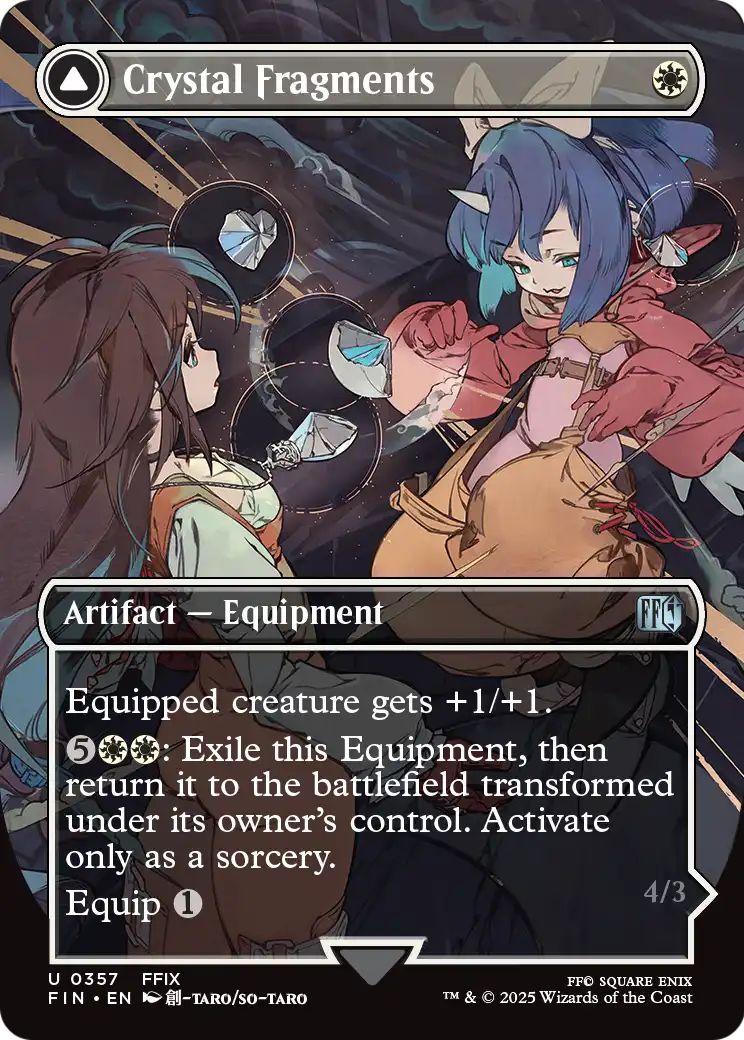 Crystal Fragments (Borderless) (357) [FINAL FANTASY]  Foil
