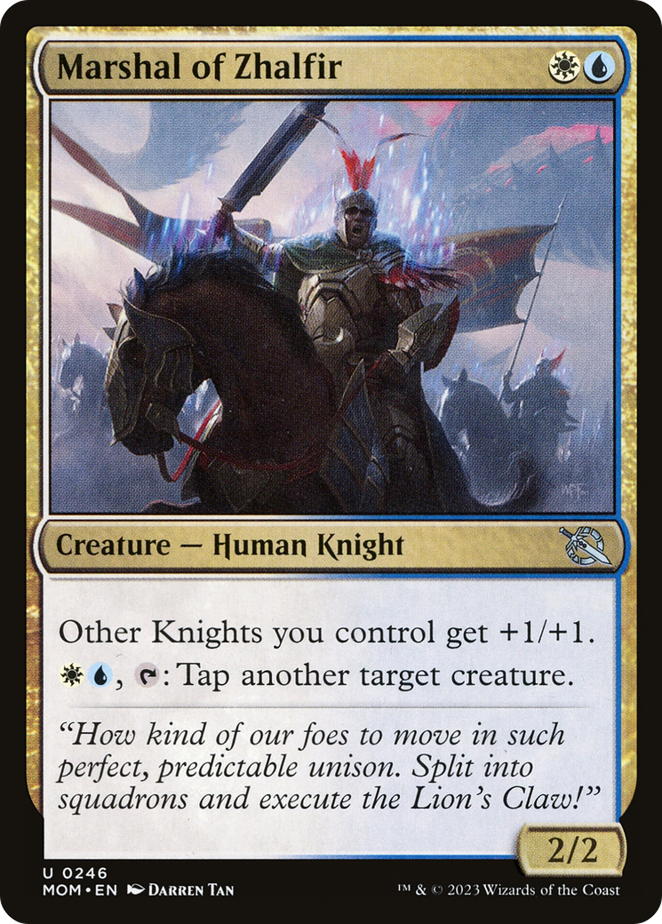 Marshal of Zhalfir [March of the Machine] Foil