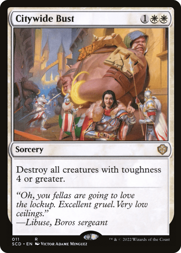 Citywide Bust [Starter Commander Decks]