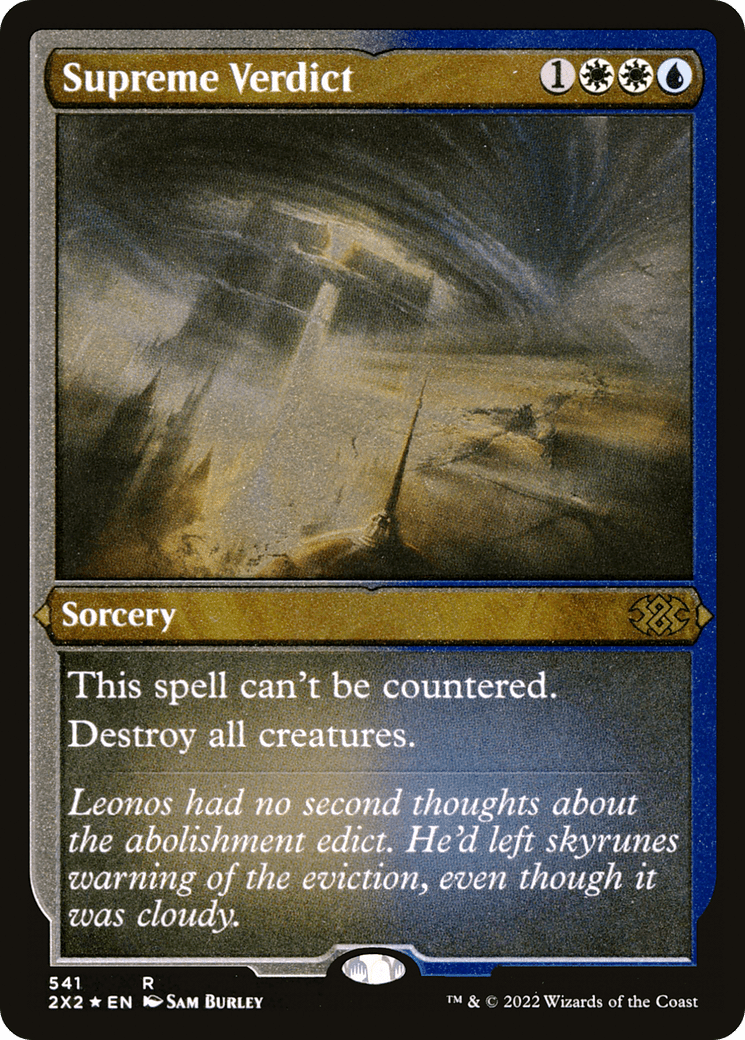 Supreme Verdict (Foil Etched) |  Foil (541) [Double Masters 2022]
