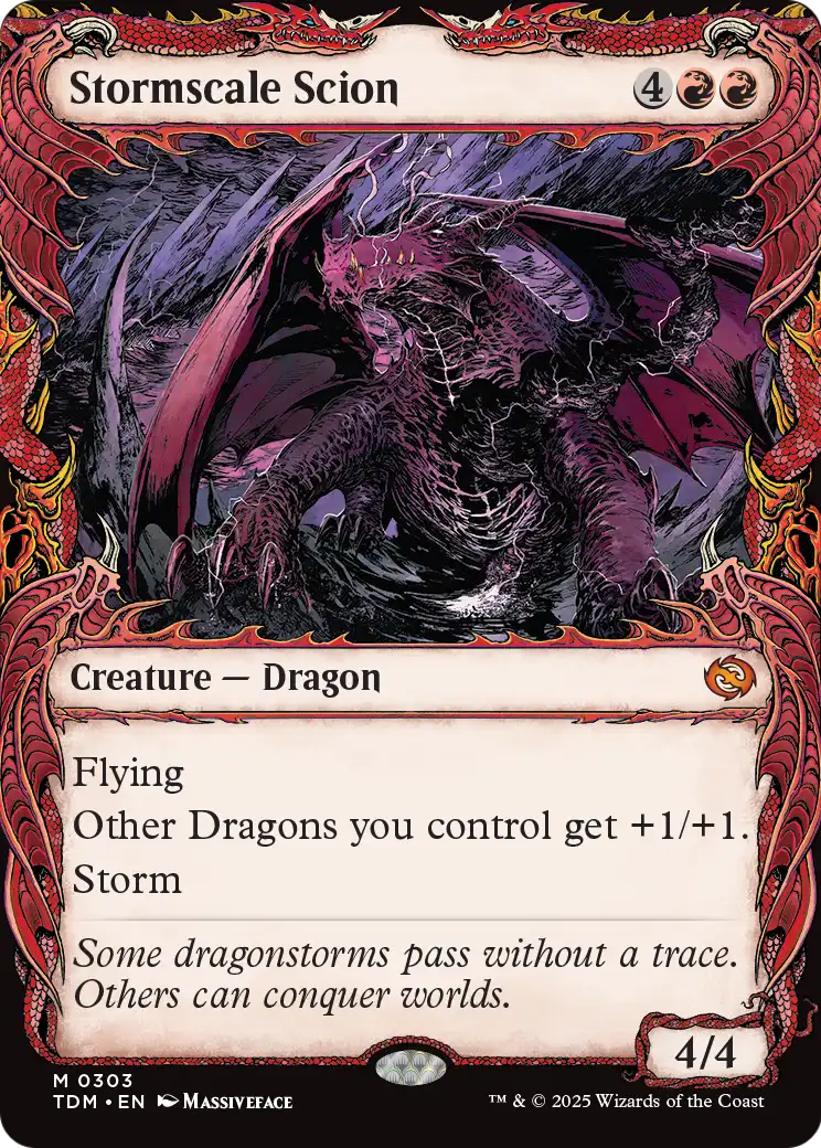 Stormscale Scion (Showcase) (303) [Tarkir: Dragonstorm]