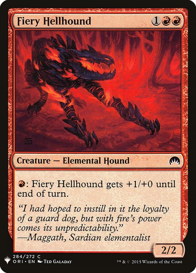 Fiery Hellhound |  (ORI-284) [The List]