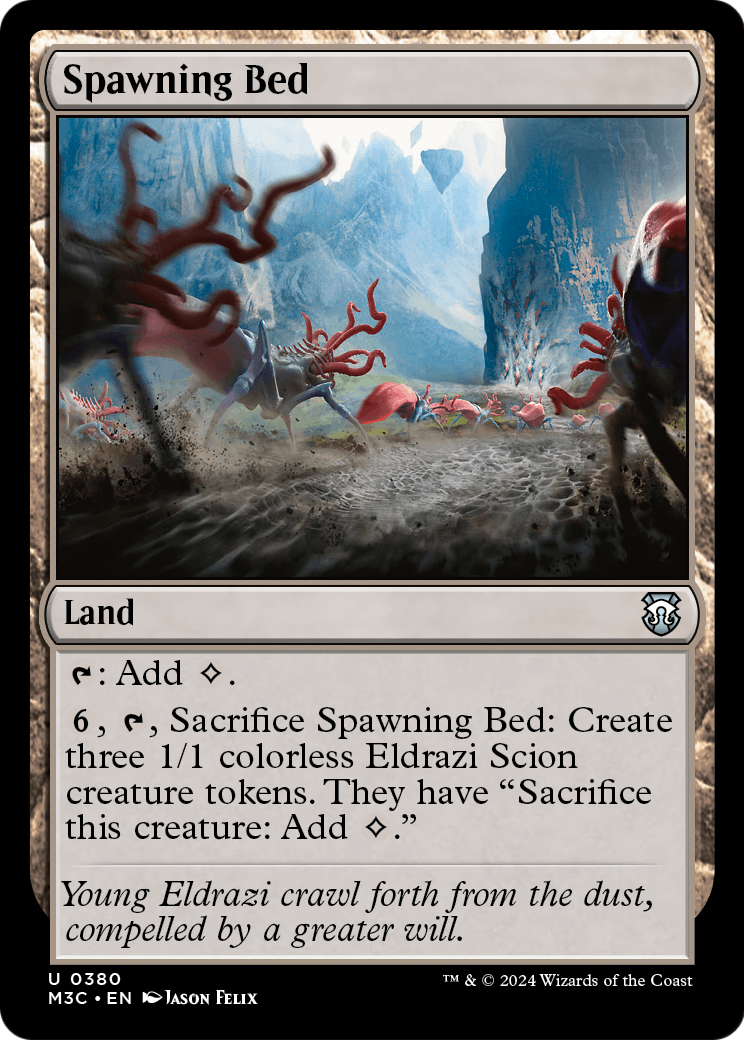 Spawning Bed (M3C-380) - Modern Horizons 3 Commander Foil