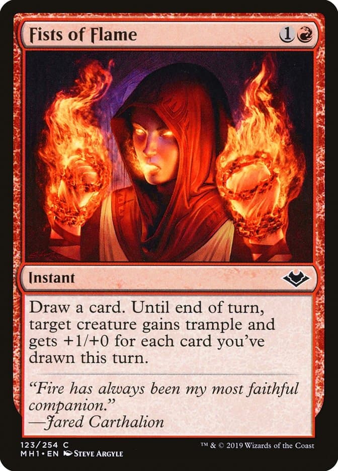 Fists of Flame [Modern Horizons] Foil