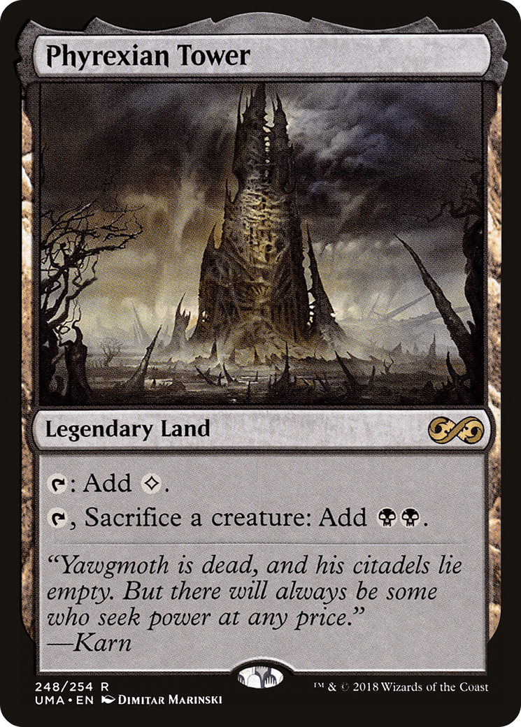 Phyrexian Tower [Ultimate Masters] Foil