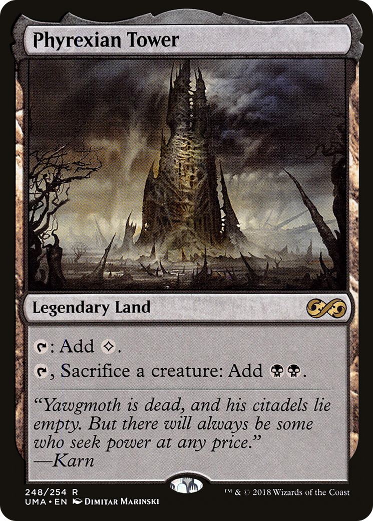 Phyrexian Tower [Ultimate Masters] Foil