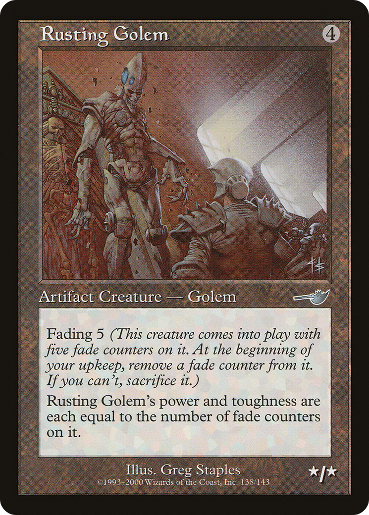 Rusting Golem [Nemesis] Foil