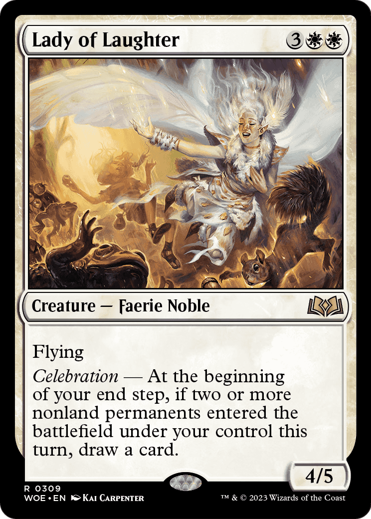Lady of Laughter [Wilds of Eldraine] Foil
