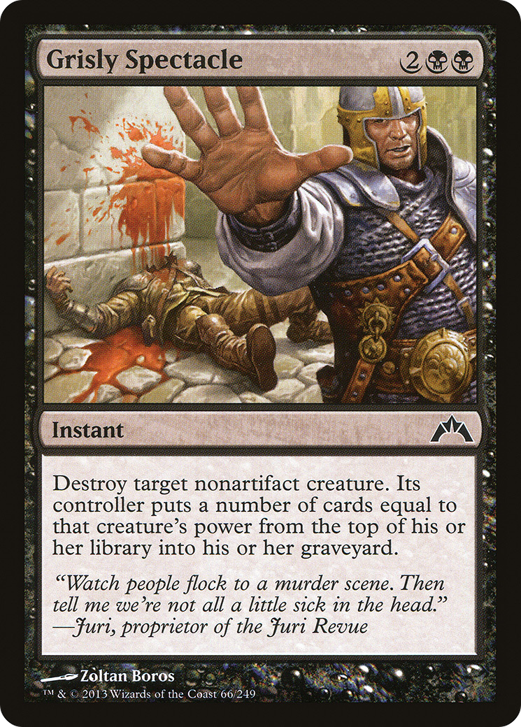 Grisly Spectacle [Gatecrash] Foil