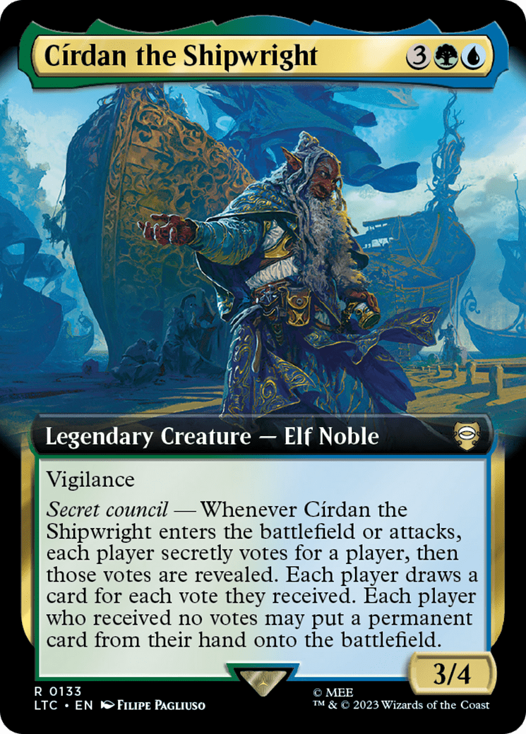 Círdan the Shipwright (133) [Tales of Middle-earth Commander] : (Extended Art) Foil