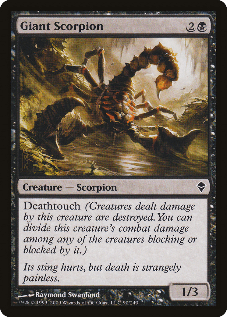 Giant Scorpion [Zendikar] Foil