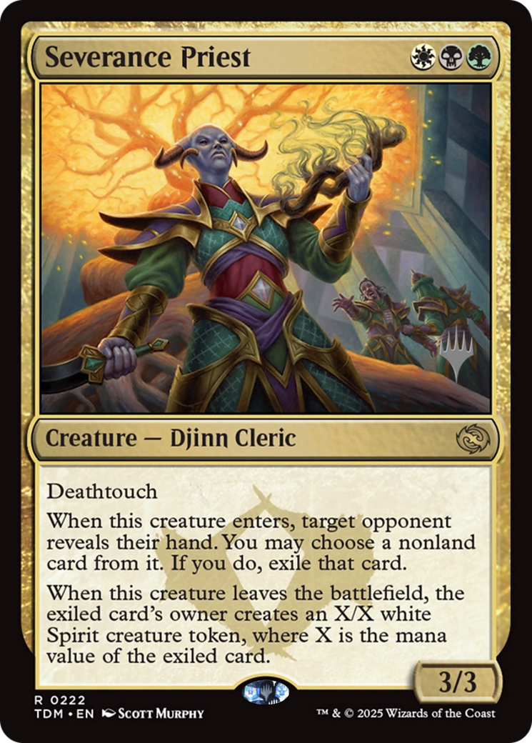Severance Priest (222) [Promo Pack: Tarkir: Dragonstorm]