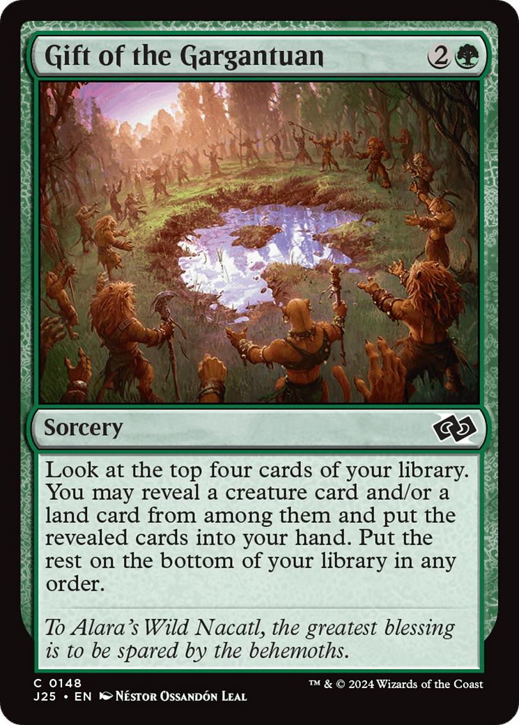 Gift of the Gargantuan (J25-148) - Foundations Jumpstart