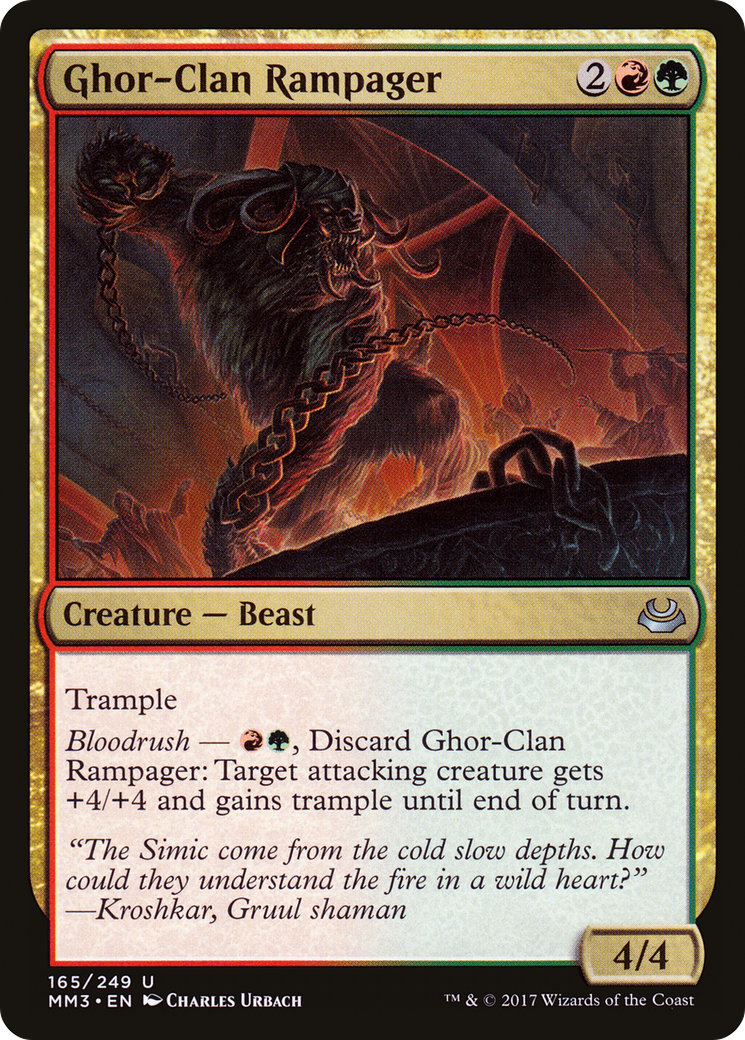 Ghor-Clan Rampager [Modern Masters 2017] Foil