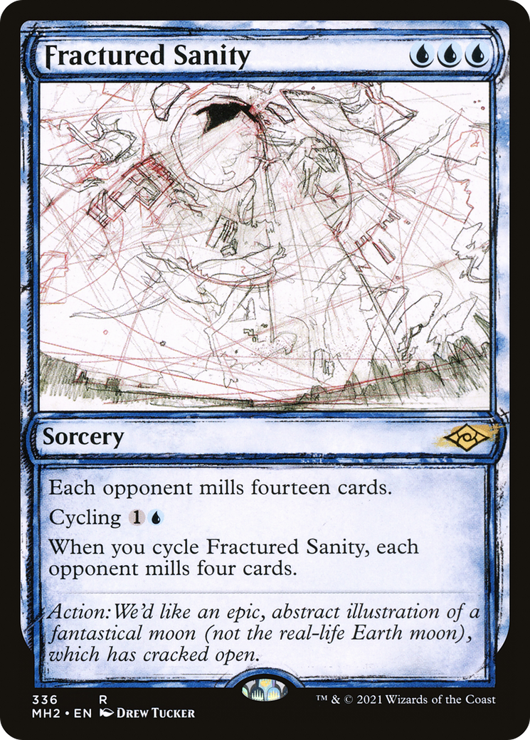 Fractured Sanity (Sketch) [Modern Horizons 2] Foil