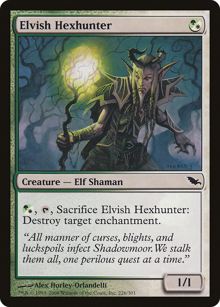 Elvish Hexhunter [Shadowmoor] Foil
