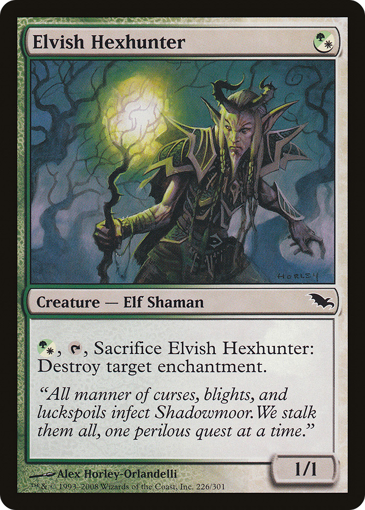 Elvish Hexhunter [Shadowmoor] Foil