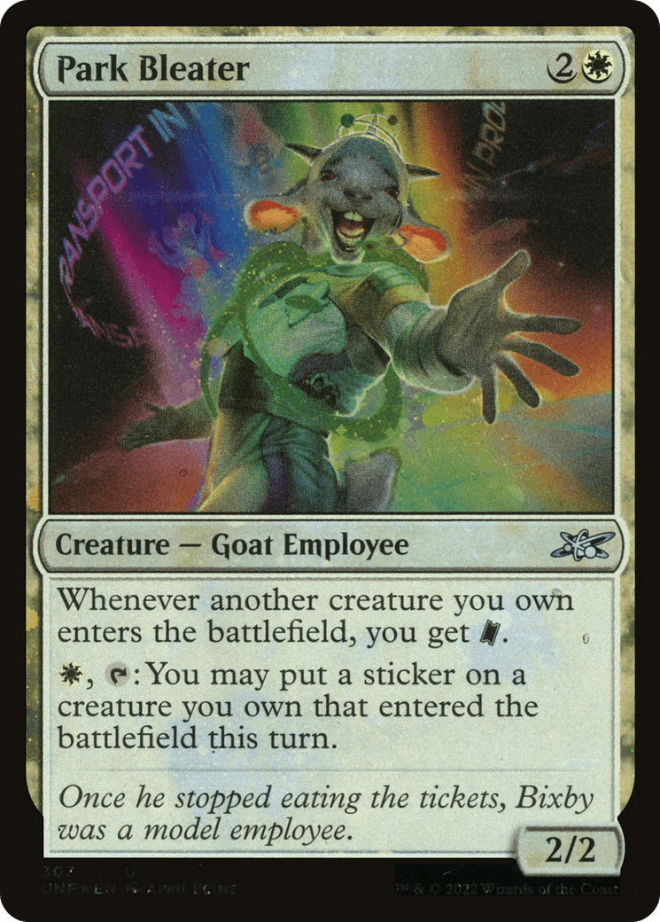 Park Bleater (Galaxy Foil) [Unfinity]
