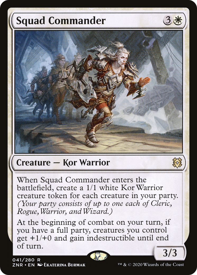 Squad Commander [Zendikar Rising] Foil