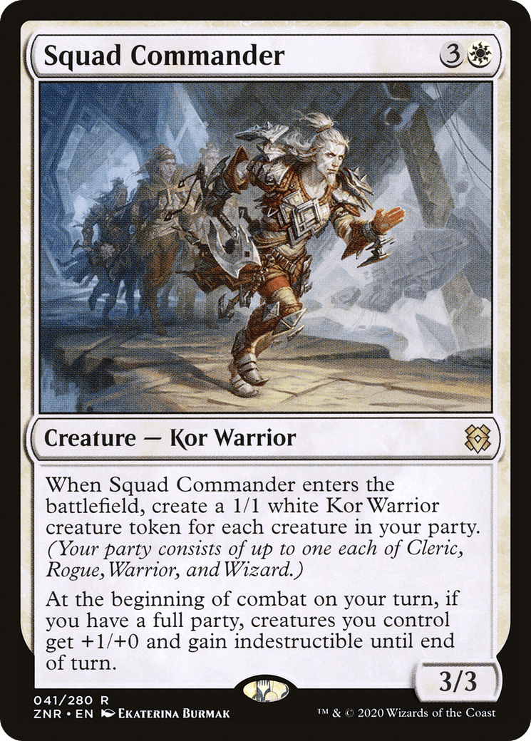 Squad Commander [Zendikar Rising] Foil
