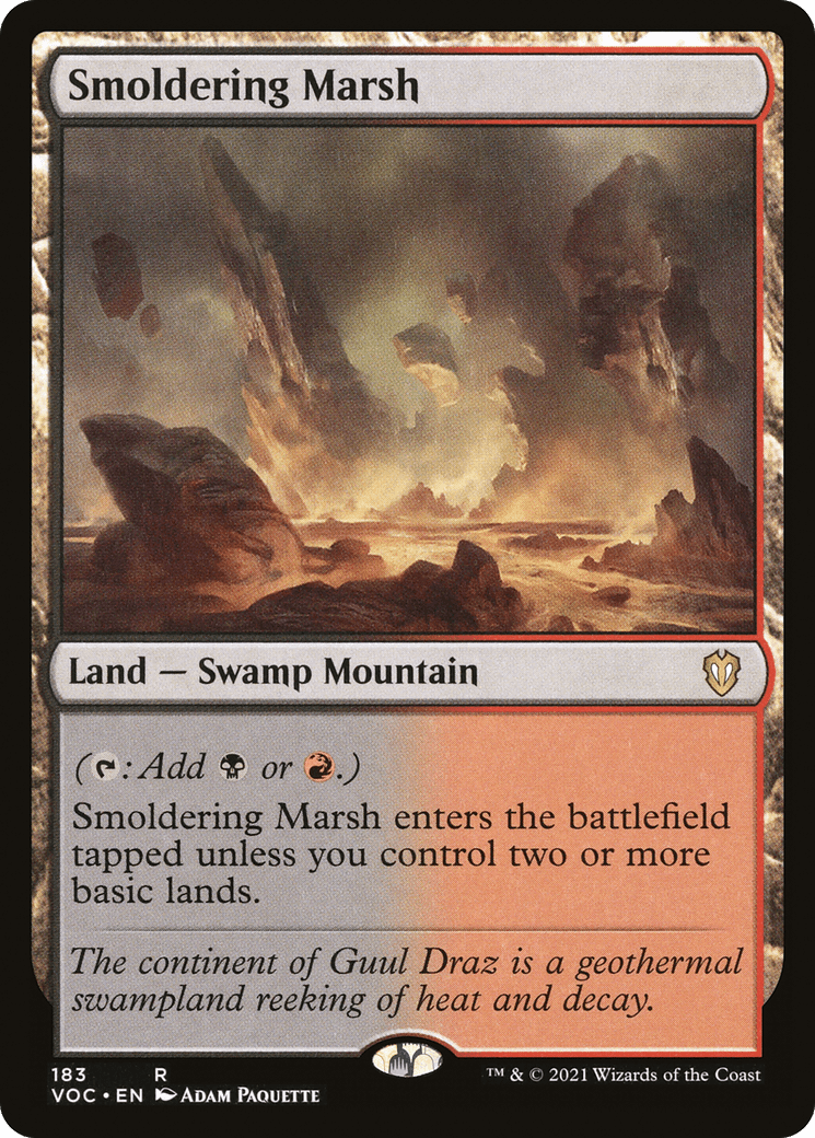 Smoldering Marsh [Innistrad: Crimson Vow Commander]
