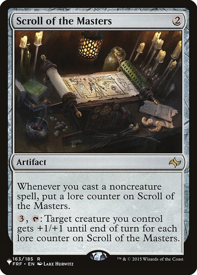 Scroll of the Masters |  (FRF-163) [The List]