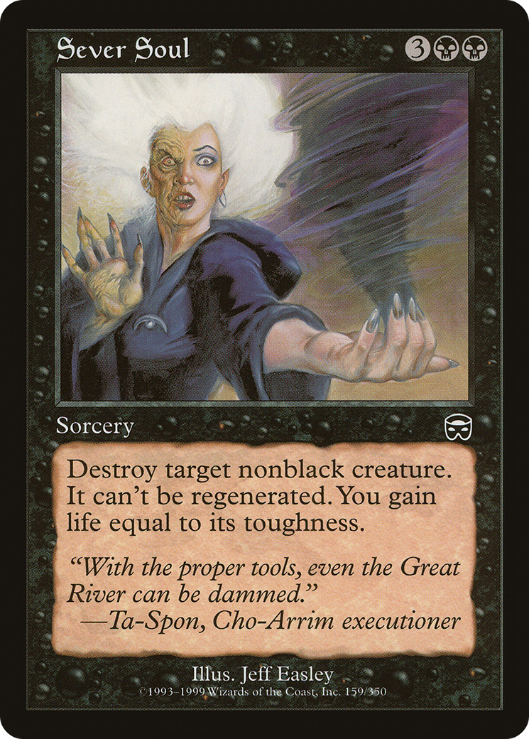 Sever Soul [Mercadian Masques] Foil
