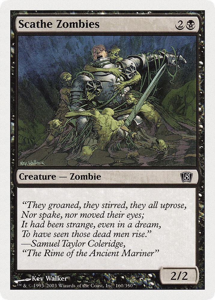 Scathe Zombies 160/350 (8th Edition) 