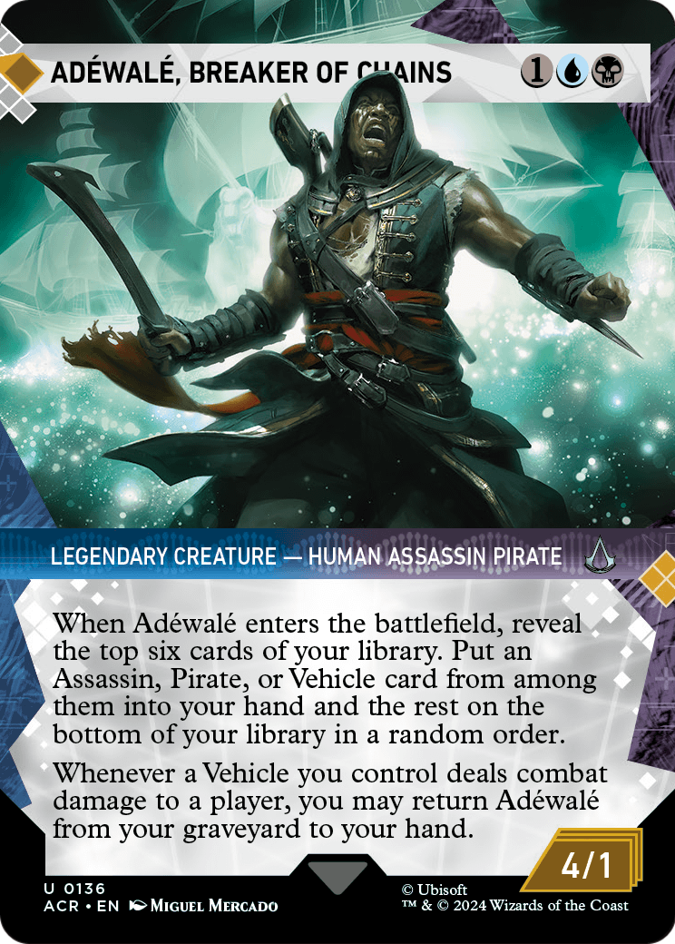 Adewale, Breaker of Chains (Showcase) [Assassin's Creed] Foil
