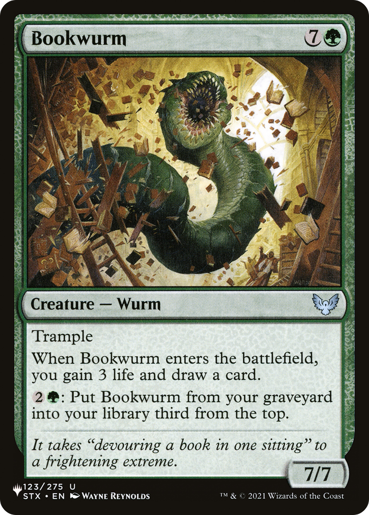 Bookwurm |  (STX-123) [The List]