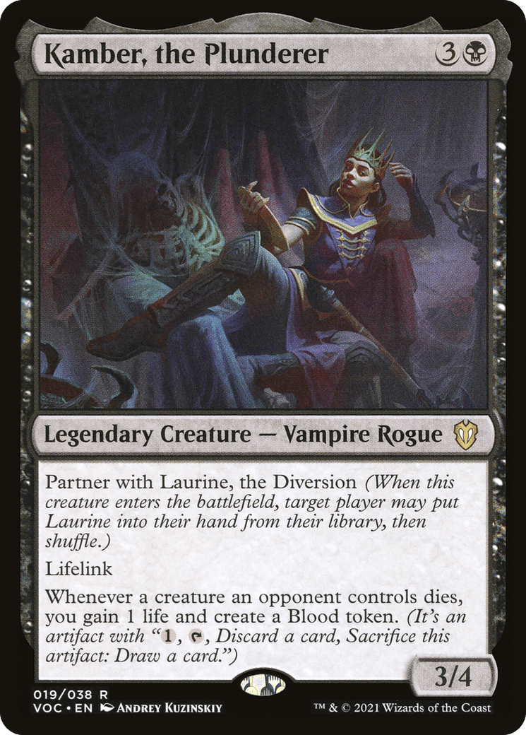 Kamber, the Plunderer [Innistrad: Crimson Vow Commander]