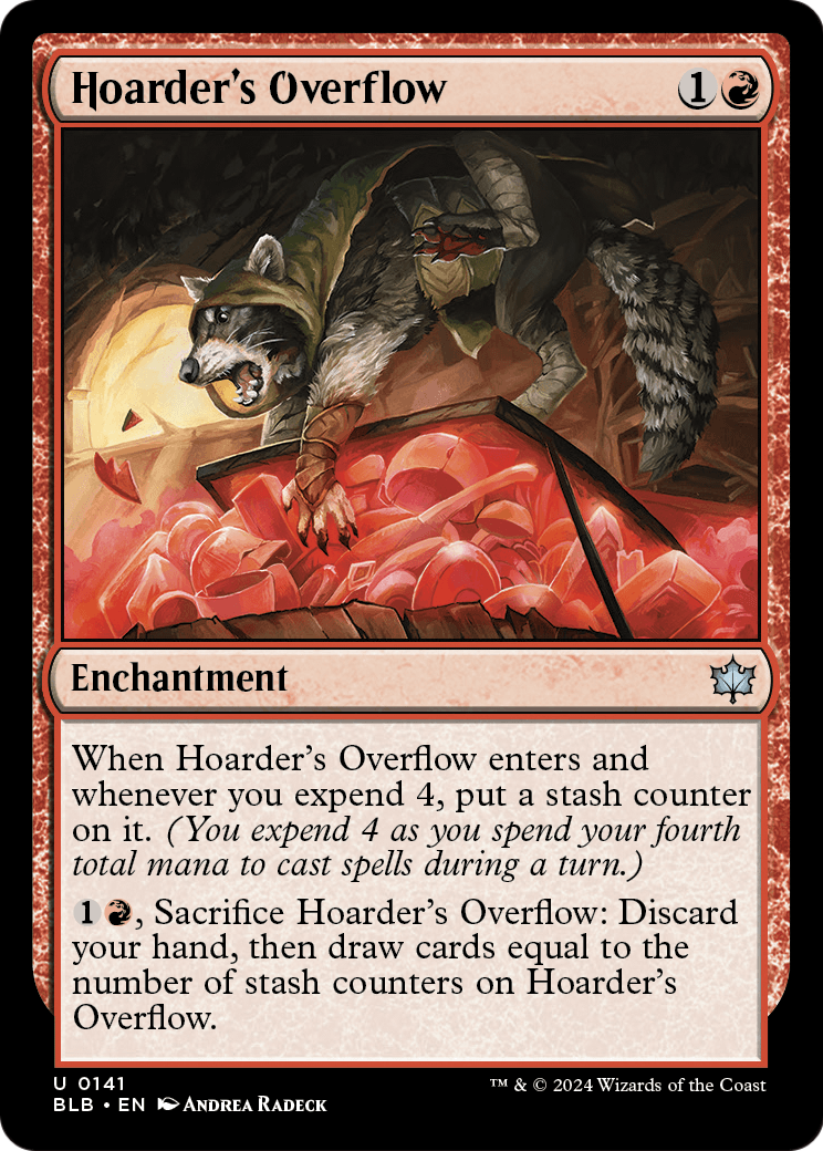 Hoarder's Overflow [Bloomburrow] Foil