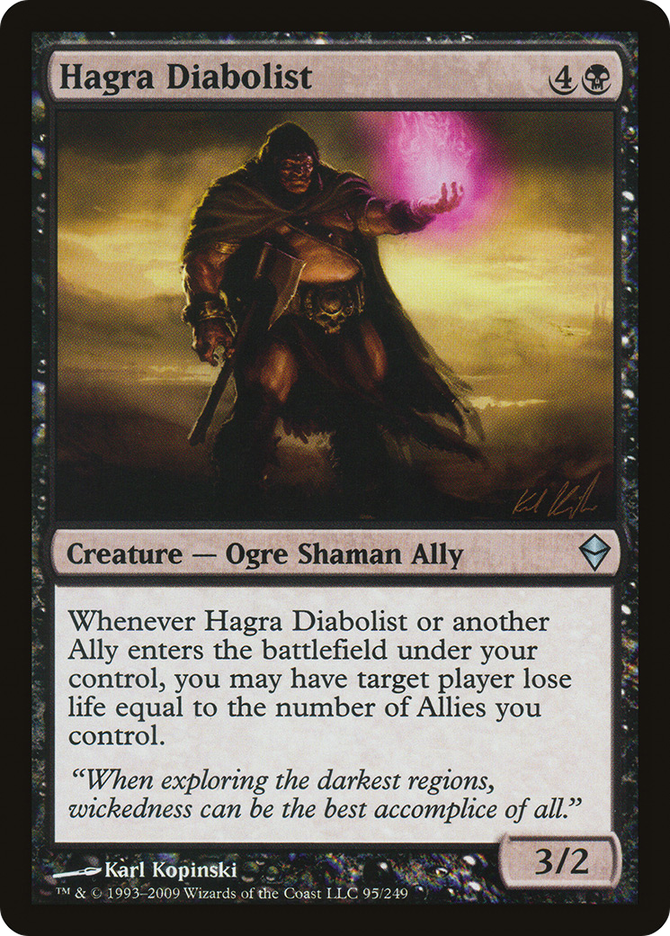 Hagra Diabolist [Zendikar] Foil