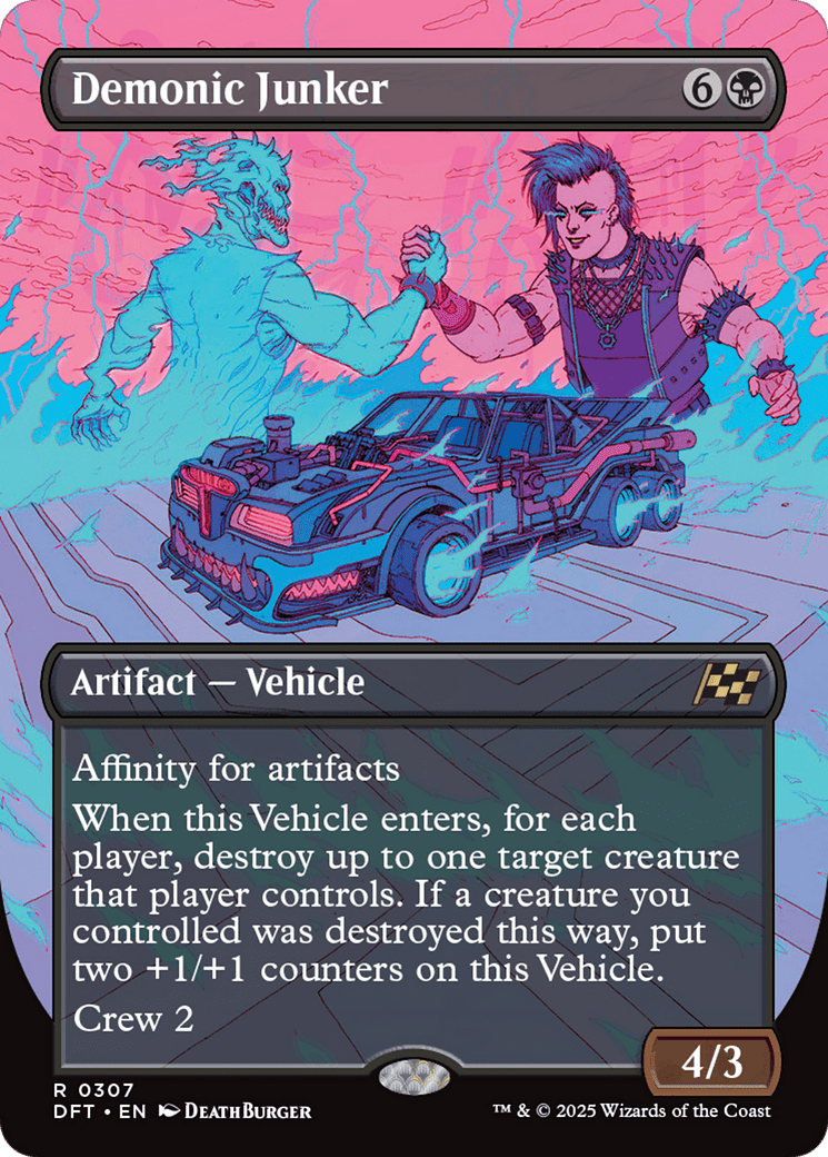 Demonic Junker |  Foil (307) [Aetherdrift]