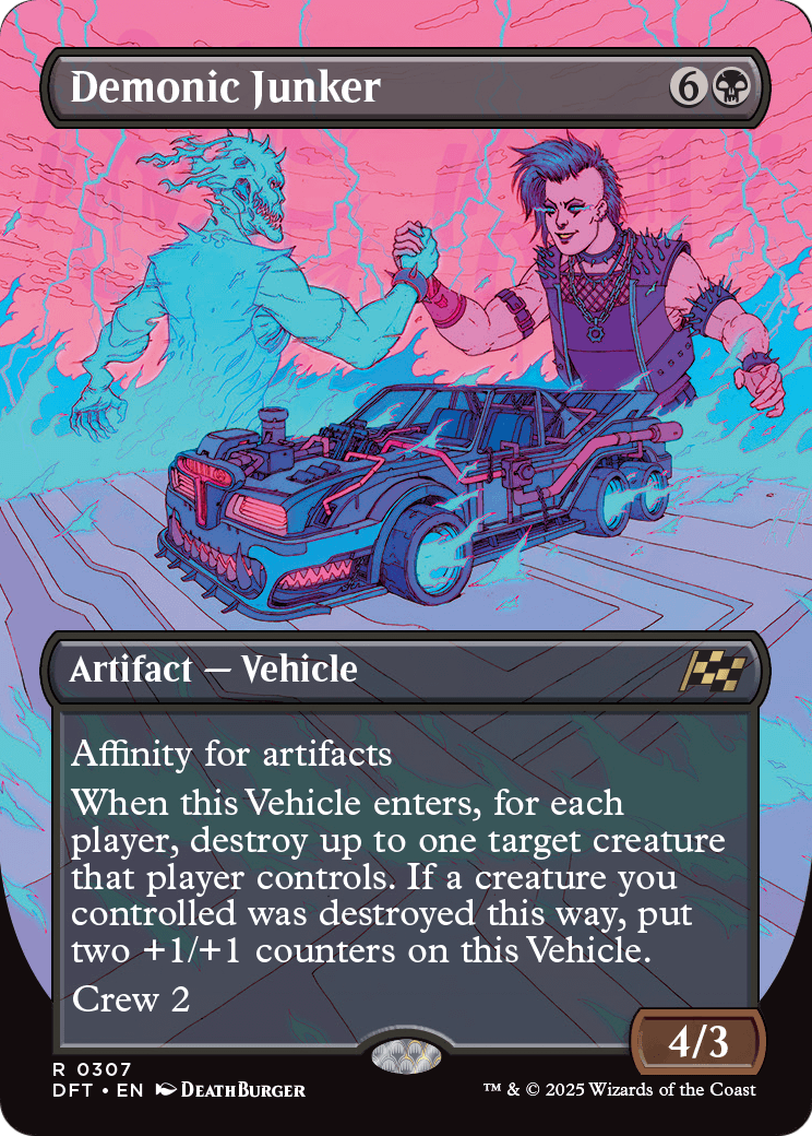 Demonic Junker |  Foil (307) [Aetherdrift]