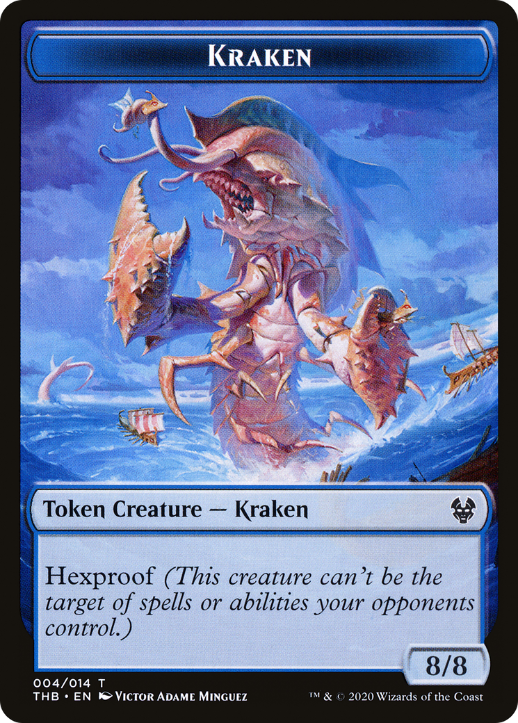 Kraken (TTHB-004) - Theros Beyond Death Tokens Foil