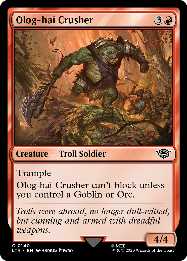 Olog-hai Crusher [The Lord of the Rings: Tales of Middle-Earth] Foil