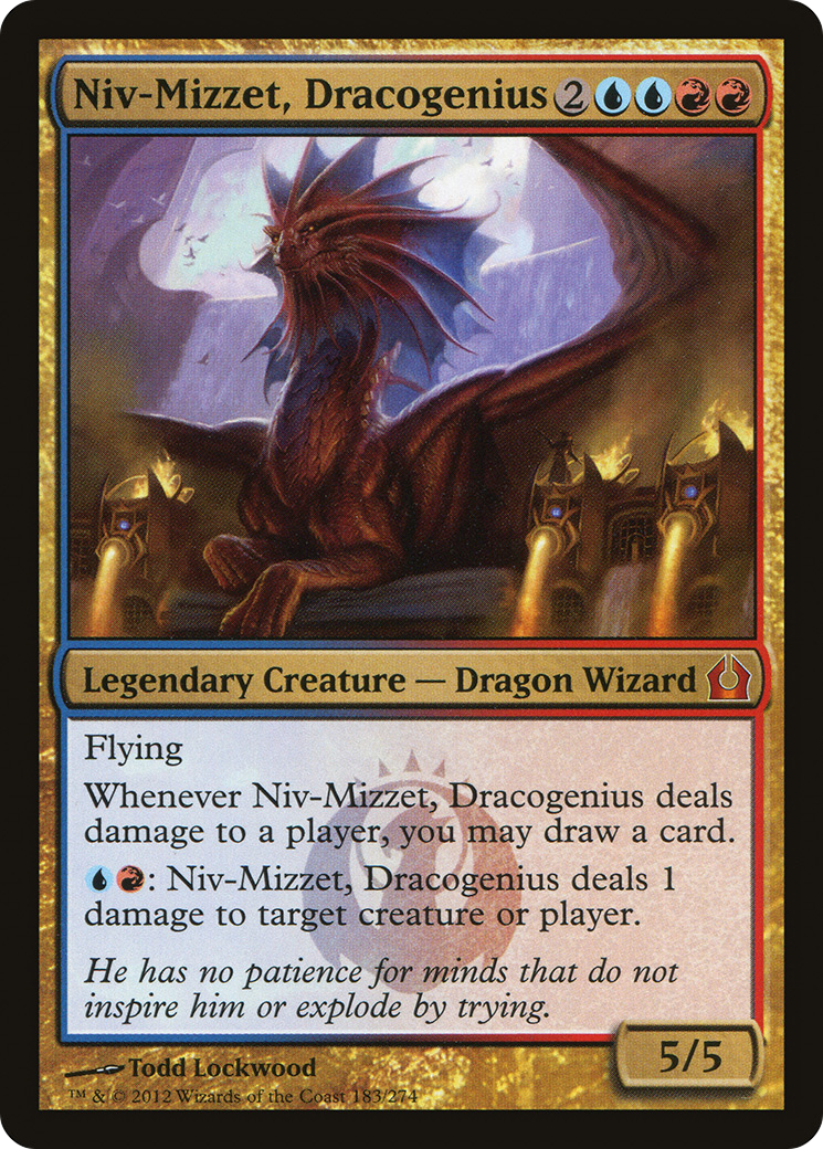 Niv-Mizzet, Dracogenius [Return to Ravnica] Foil